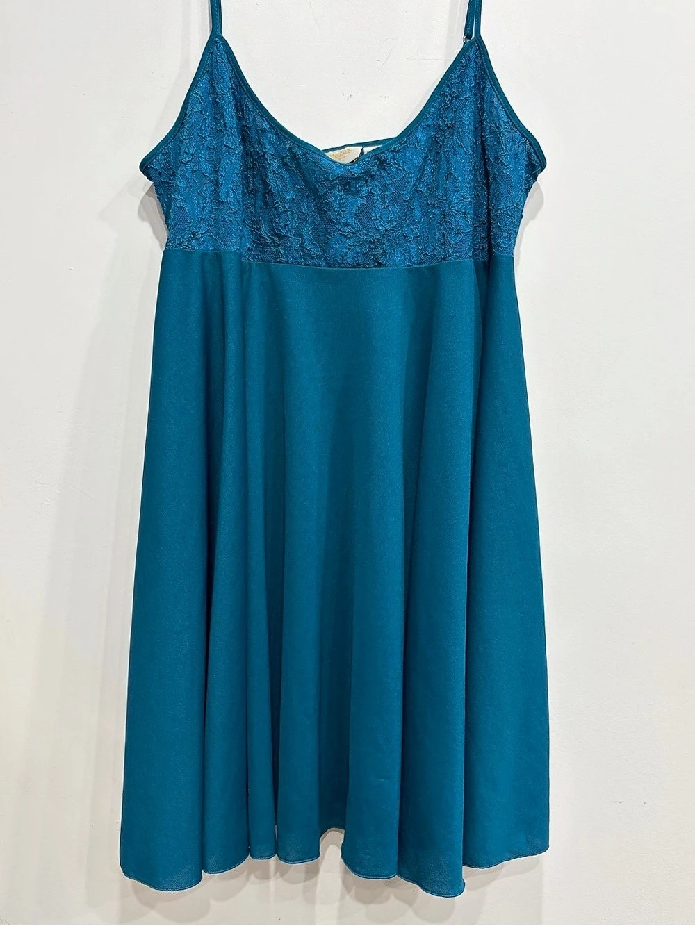 Gold Label Victoria's Secret Lace Mini Dress in Blue Size Medium